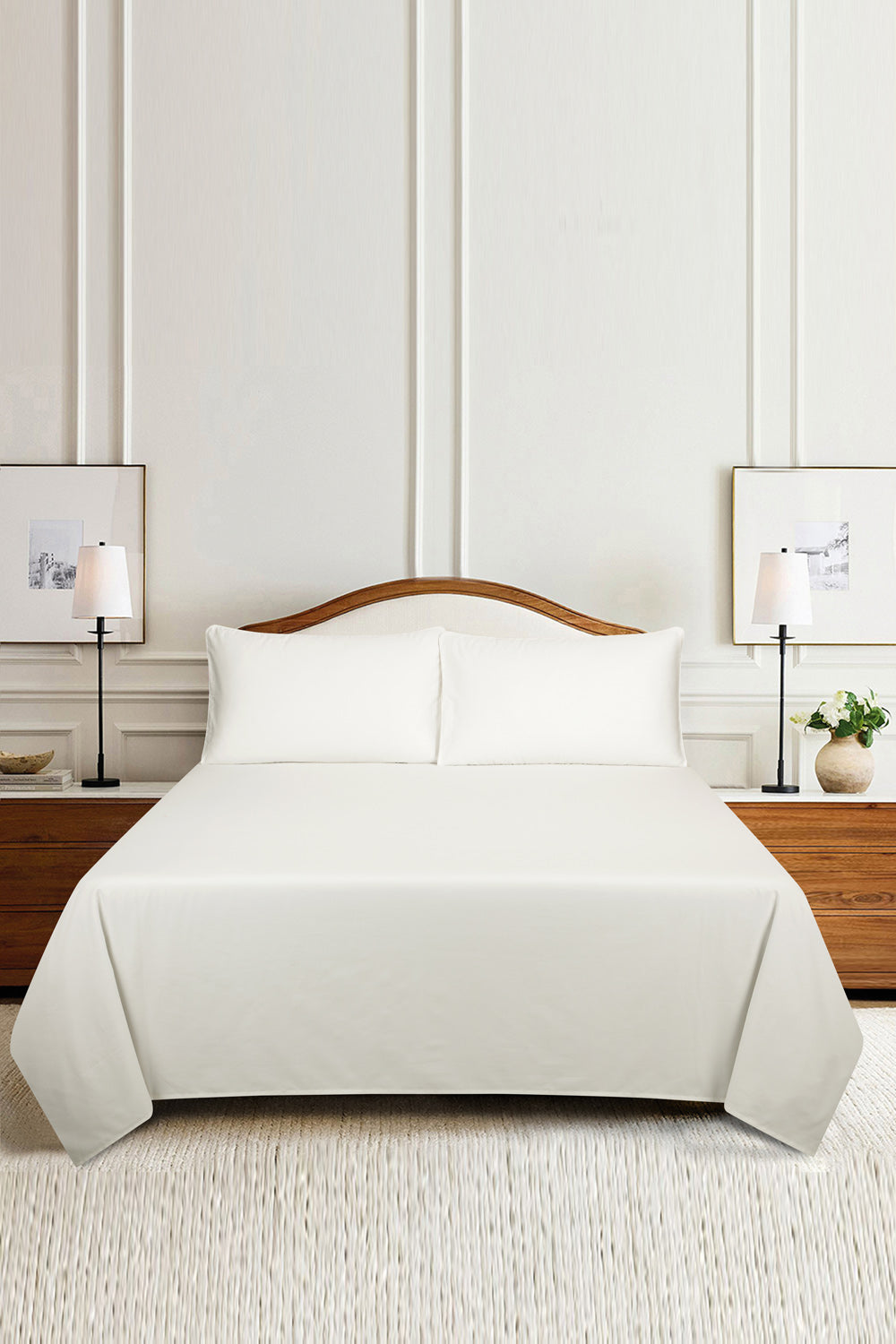 White T-400 Dyed sheet set