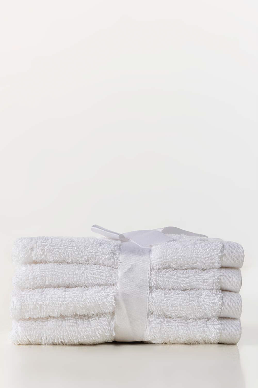 White Combed Towel 4Pcs Set 25