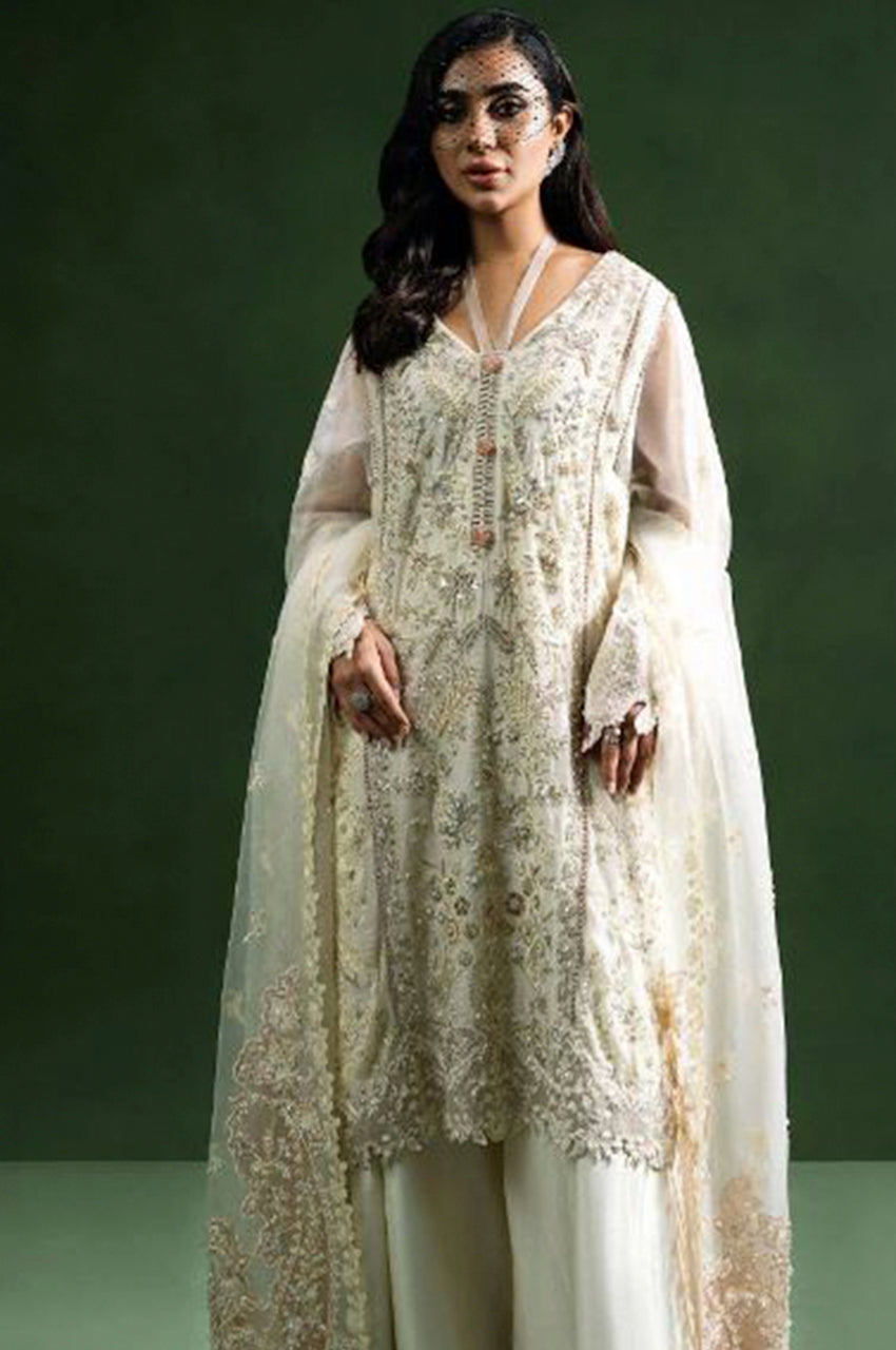 White Canvas - Shirt & Dupatta