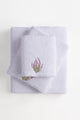 White 3Pcs Embroidered Towel Set