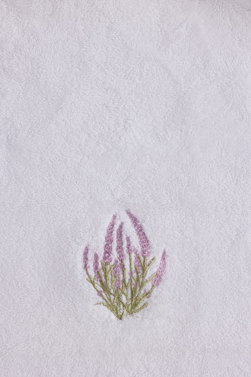 White Embroidered Towel