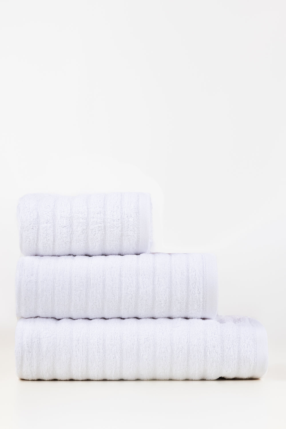 White Combed Plain Towel 26