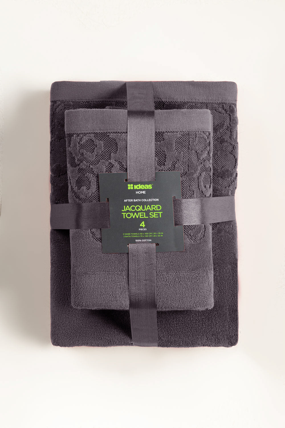 Windly Jacquard 4Pcs Towel Set