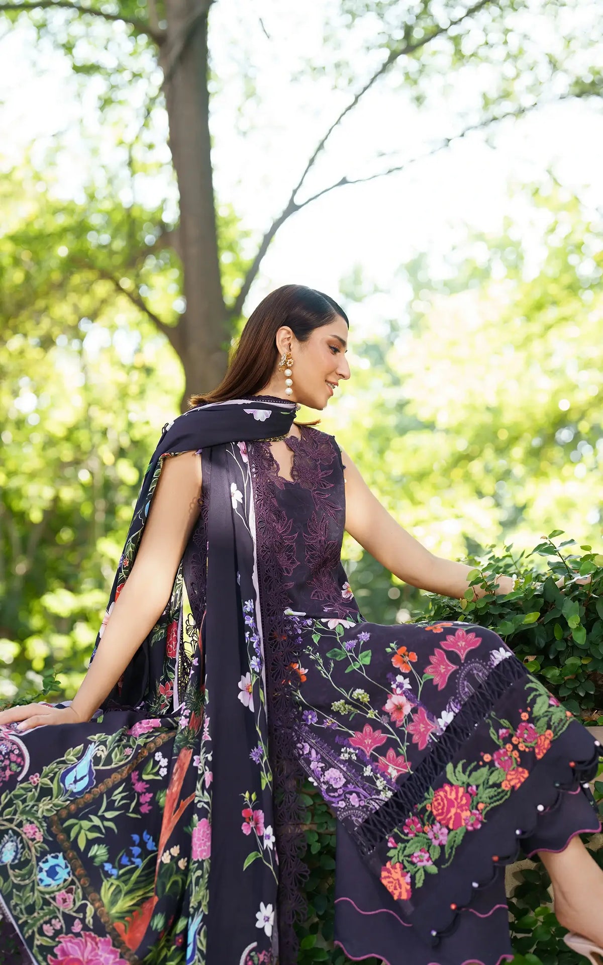 Winter Rose-MWL25-06 | 3pcs Embroidered Stitched Suit