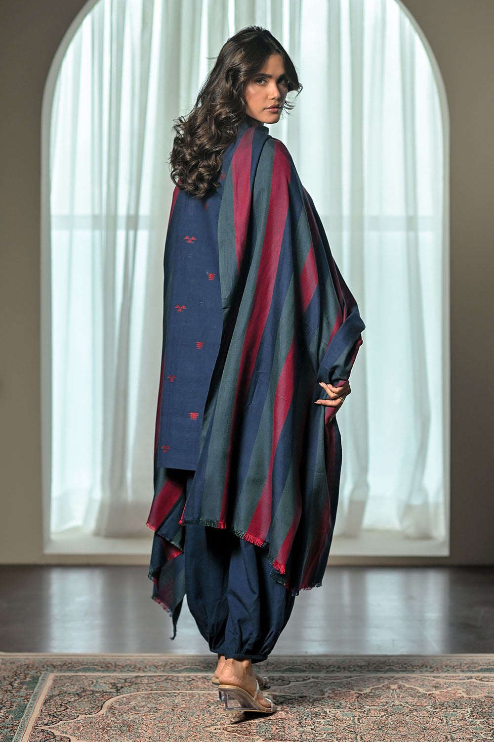 3 Piece Jacquard Suit