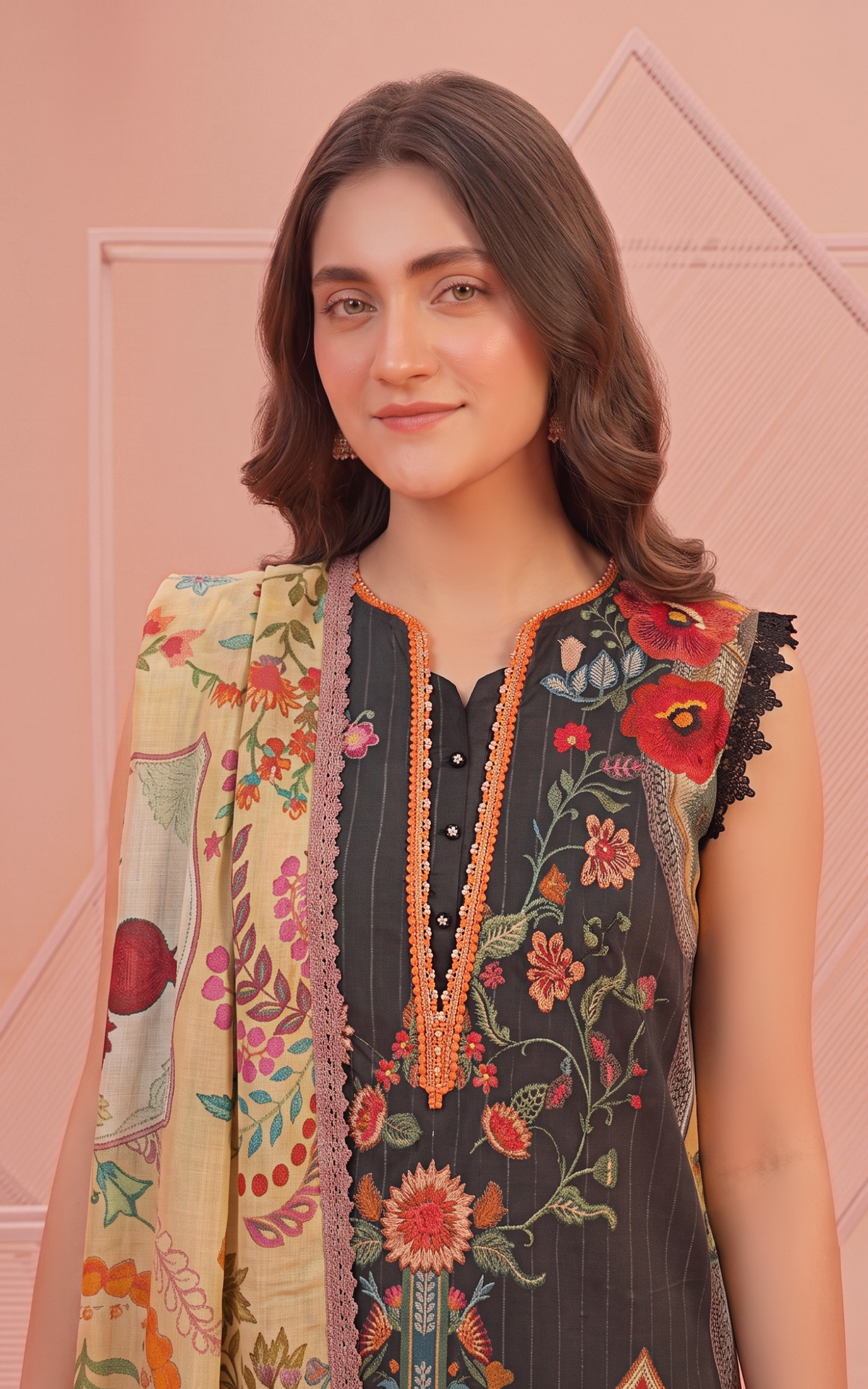 Marigold (YKL26-01) | 3pcs Unstitched Printed Lawn