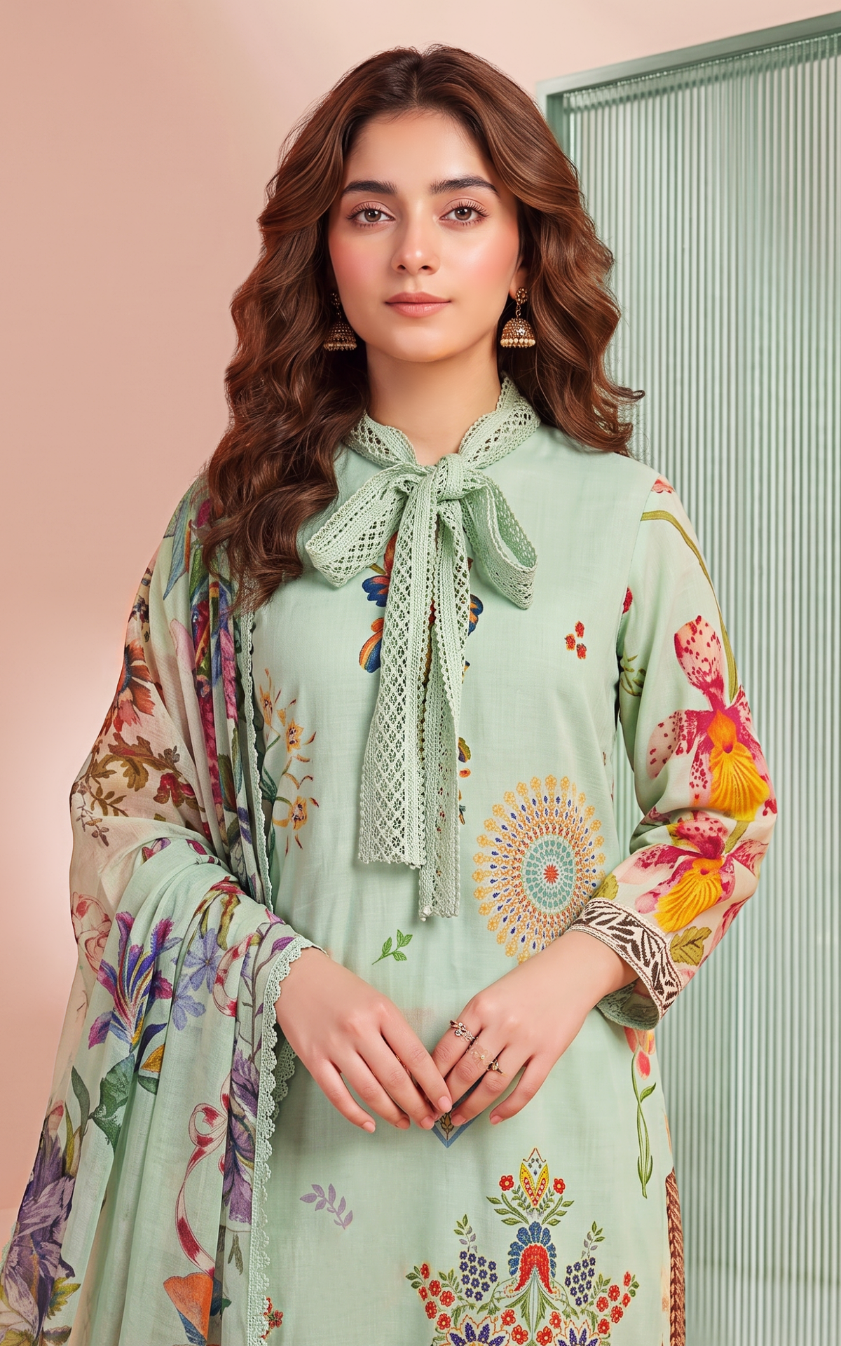 Lotus (YKL26-02) | 3pcs Unstitched Printed Lawn