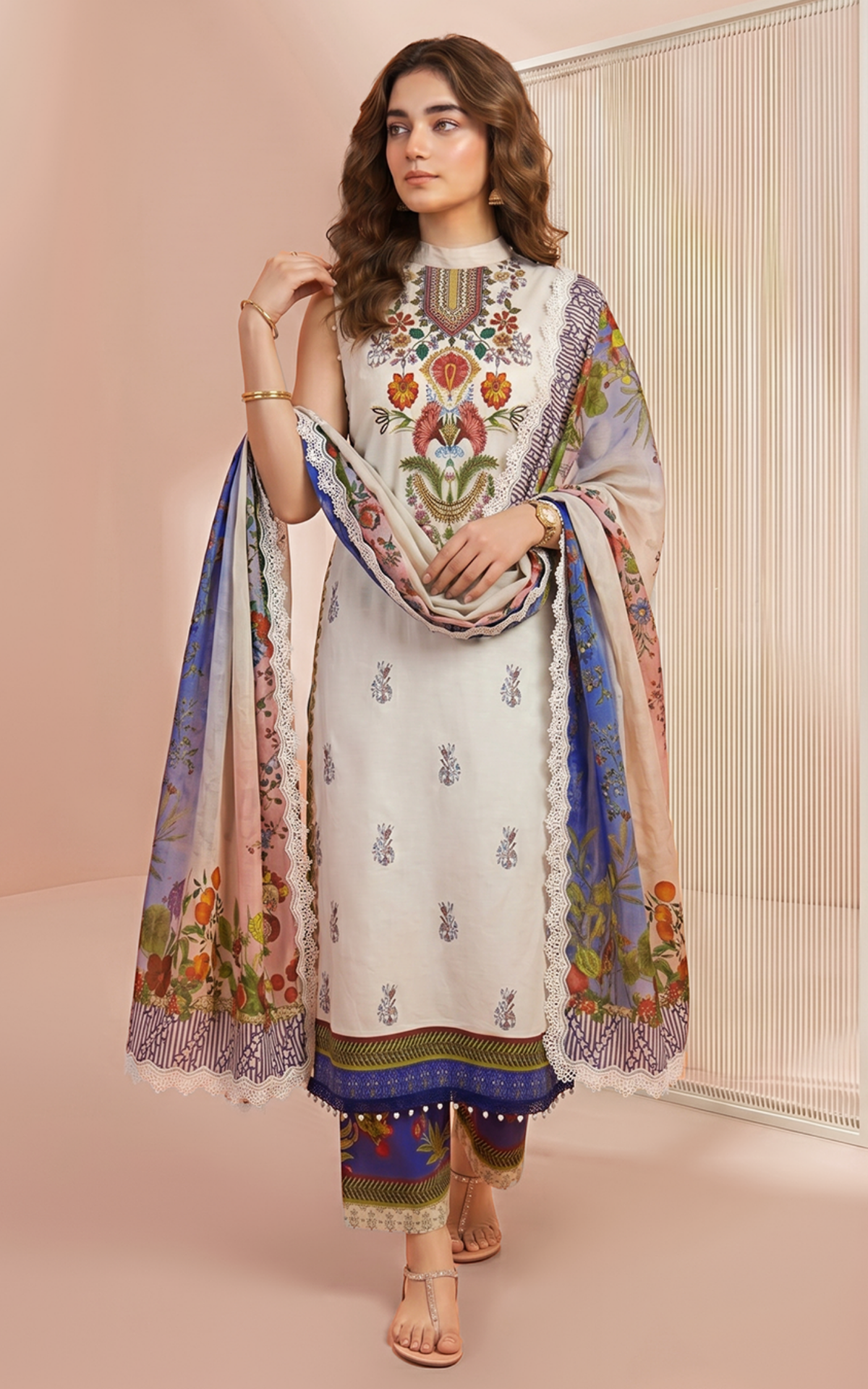 Lily (YKL26-05) | 3pcs Unstitched Printed Lawn