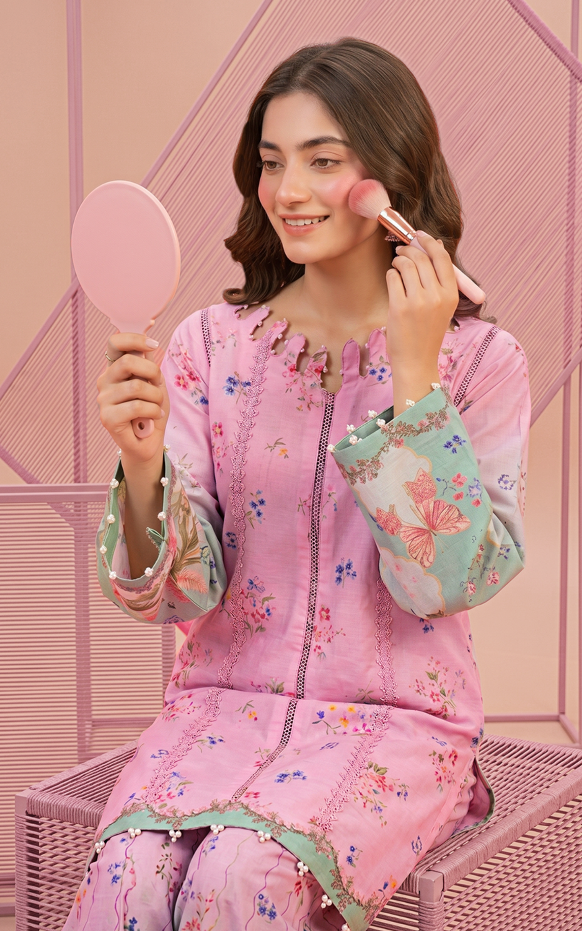 Carnation (YKL26-06) | 3pcs Unstitched Printed Lawn