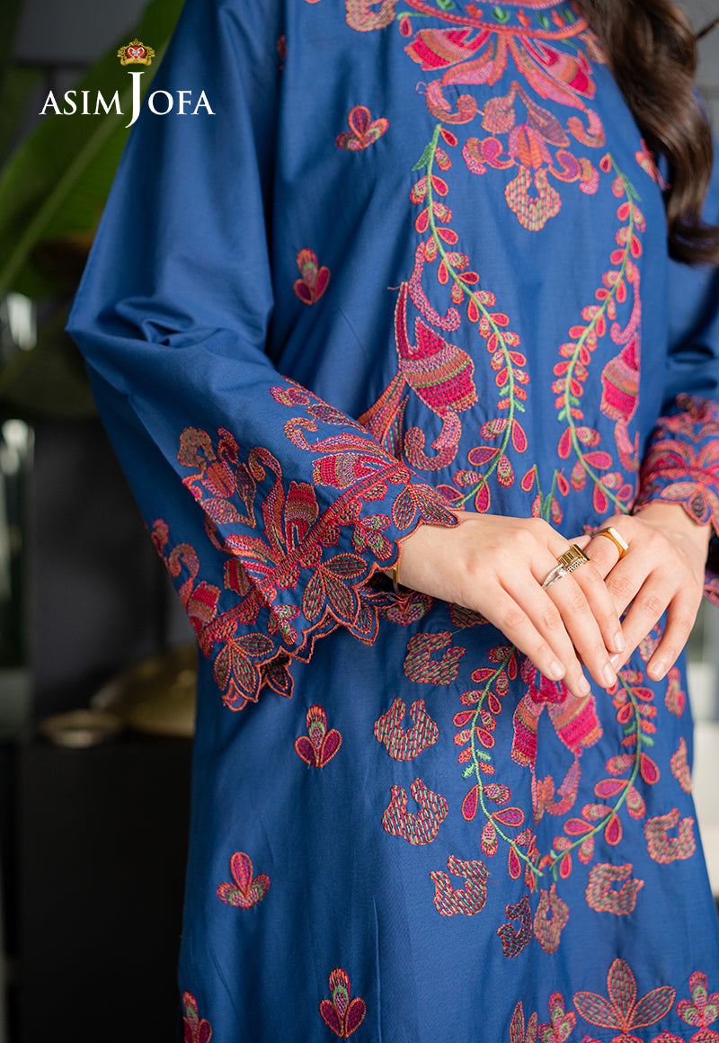 AJPBE-06 Embroidered Cambric Stitched 2 Pcs