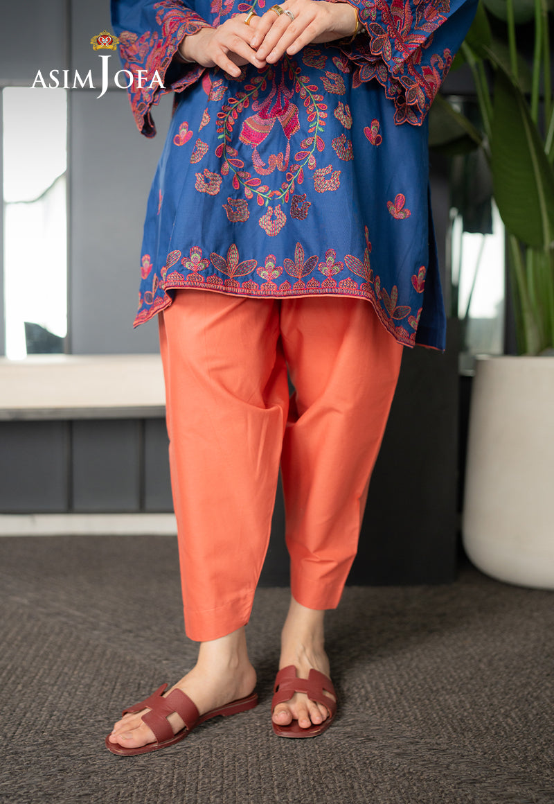 AJPBE-06 Embroidered Cambric Stitched 2 Pcs