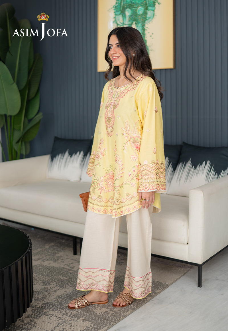 AJPBE-08 Embroidered Cambric Stitched 2 Pcs