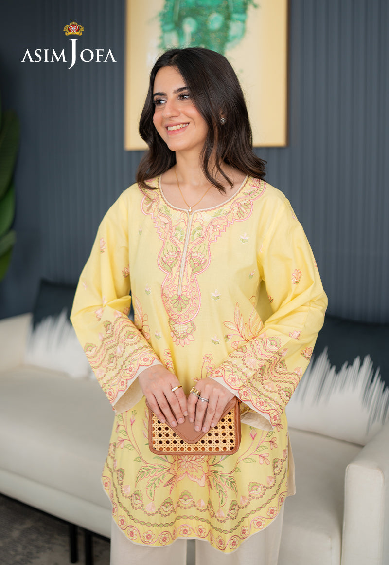 AJPBE-08 Embroidered Cambric Stitched 2 Pcs