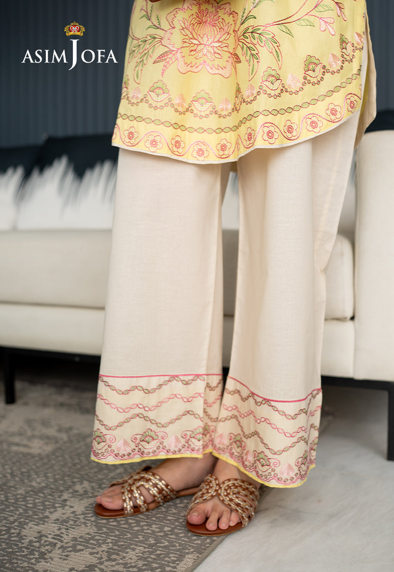 AJPBE-08 Embroidered Cambric Stitched 2 Pcs