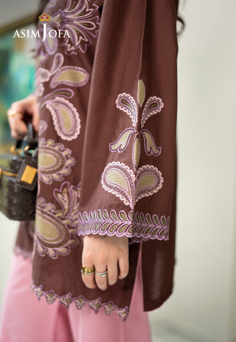 AJPBE-02 Embroidered Cambric Stitched 2 Pcs