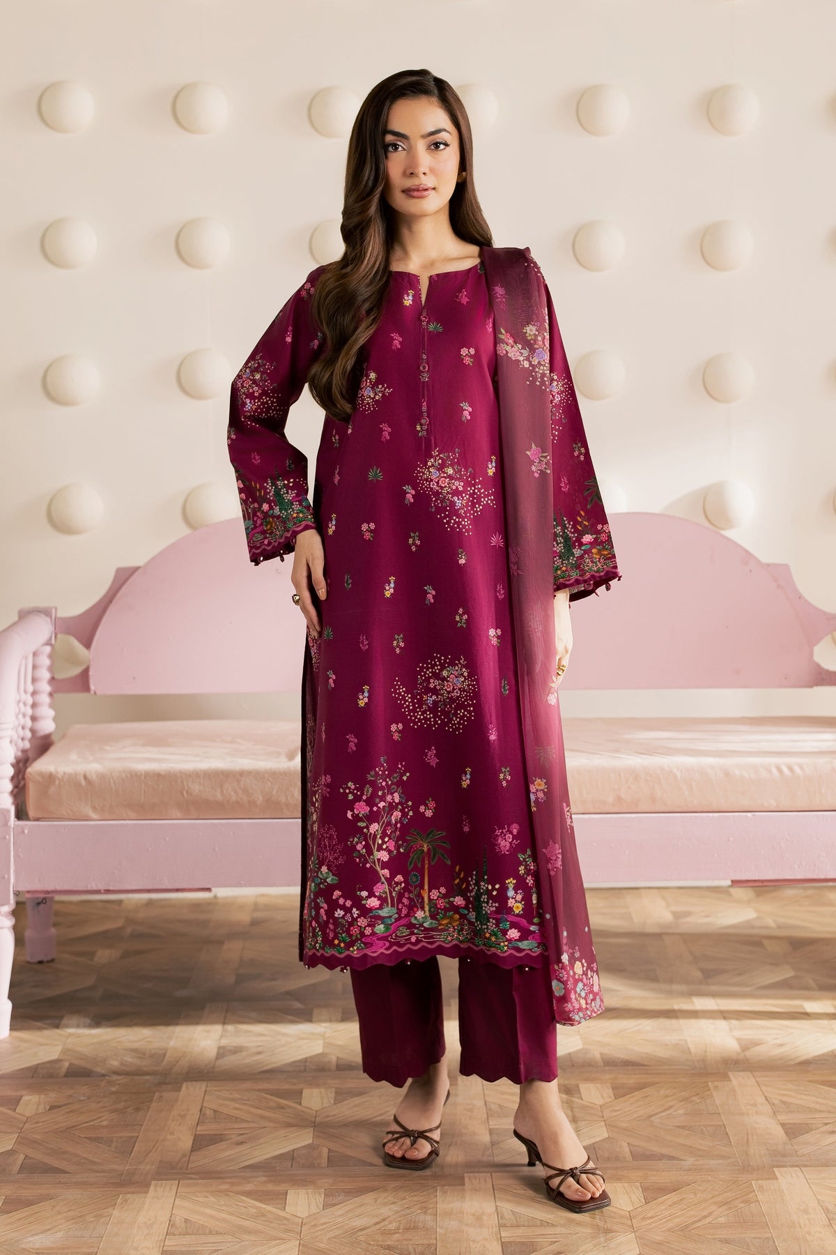 Zein 3Pc - Printed Cambric Pret