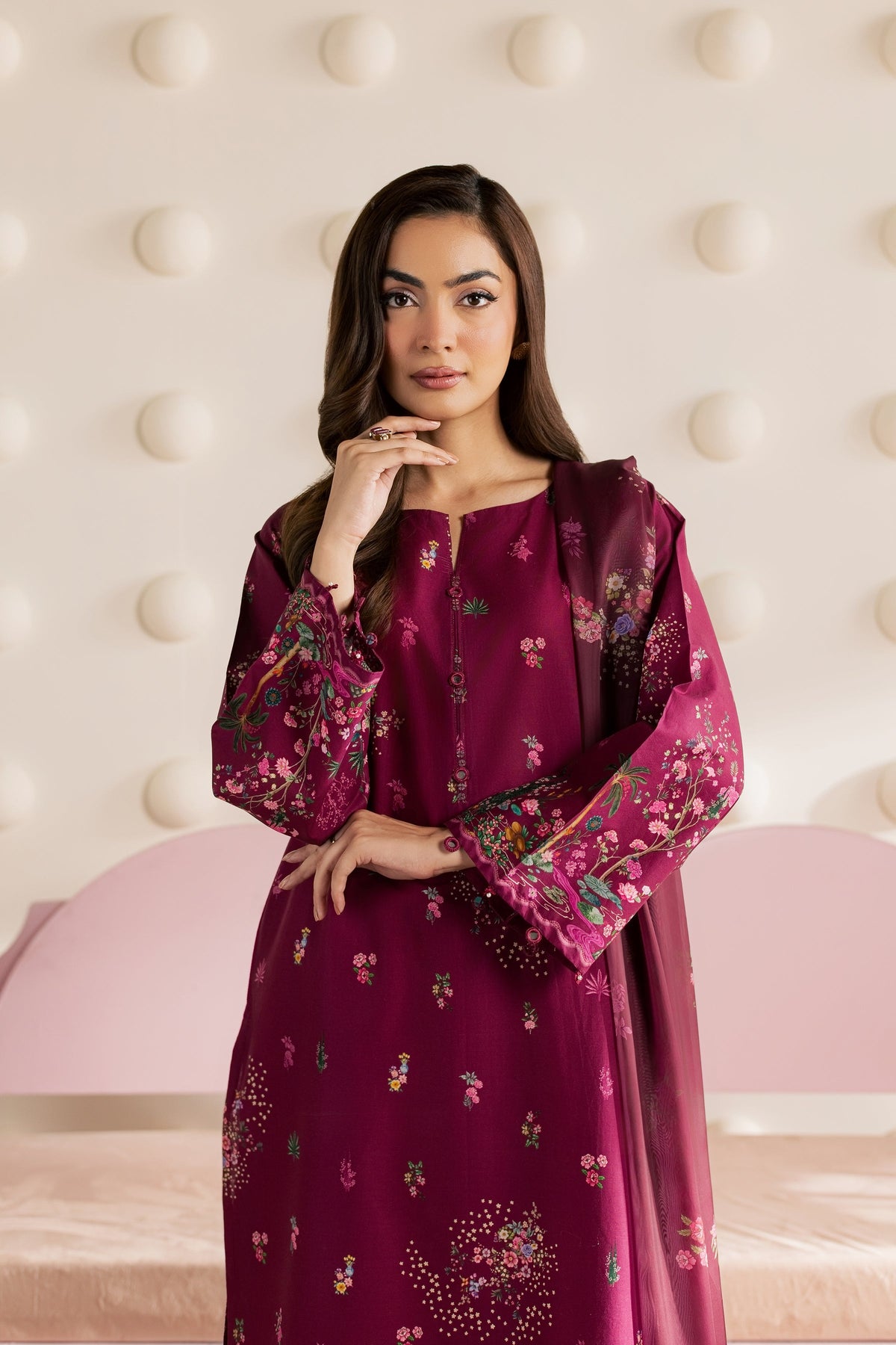 Zein 3Pc - Printed Cambric Pret