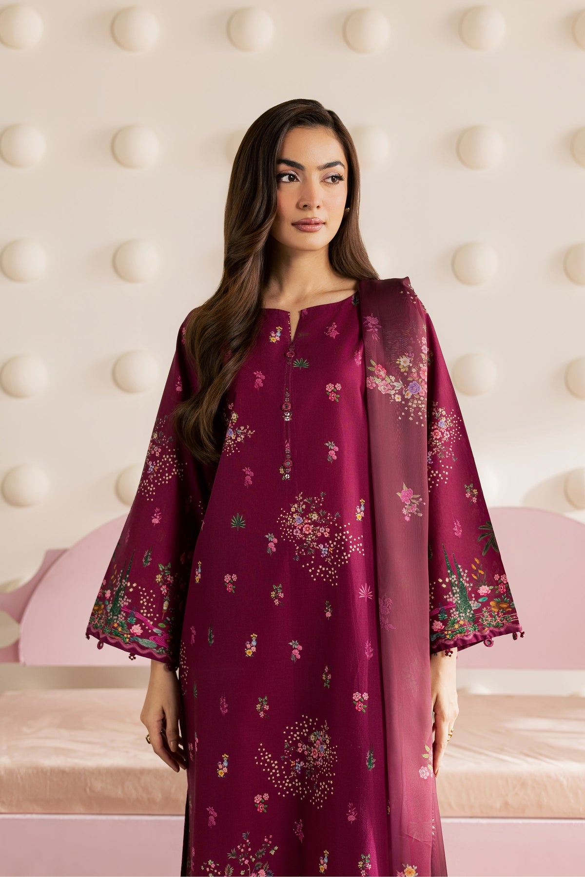 Zein 3Pc - Printed Cambric Pret