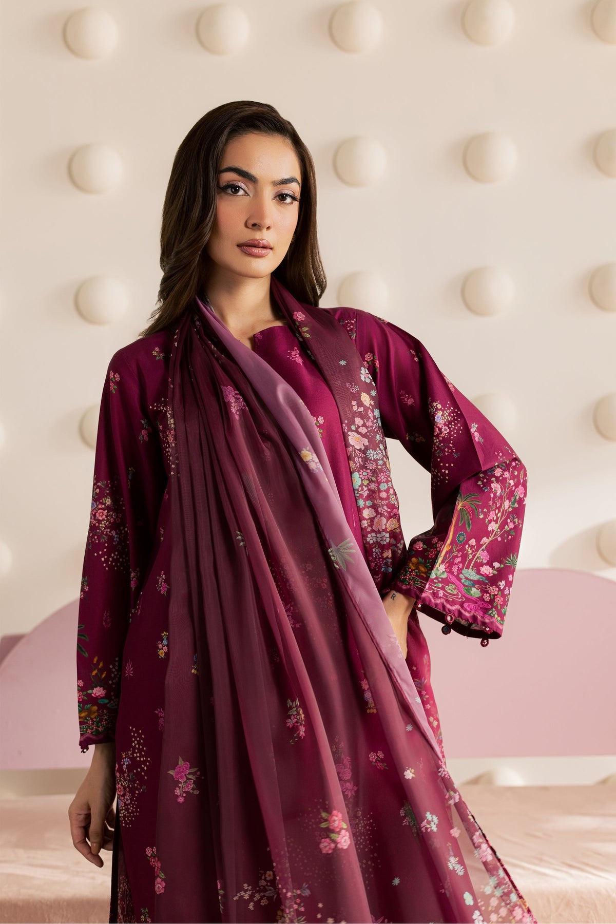 Zein 3Pc - Printed Cambric Pret