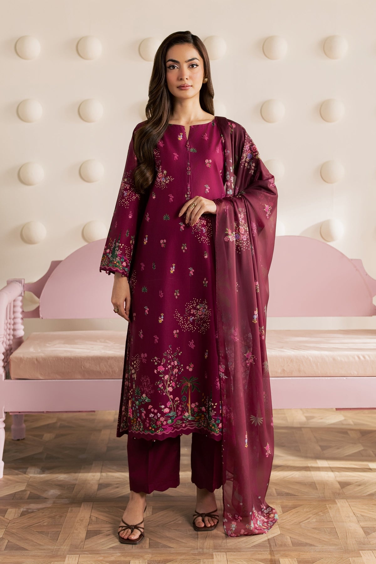 Zein 3Pc - Printed Cambric Pret