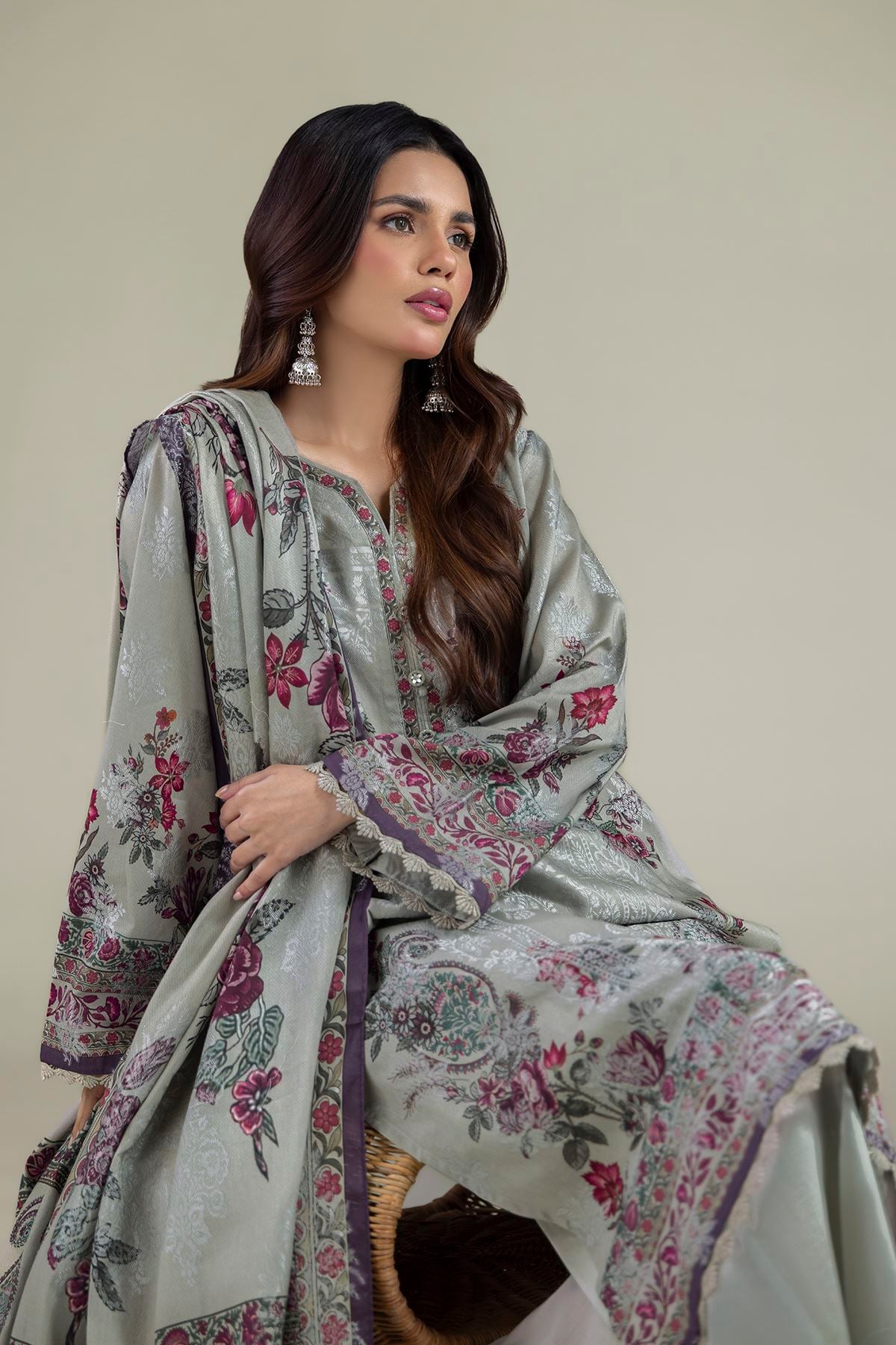 Floral Tailored 3-Piece