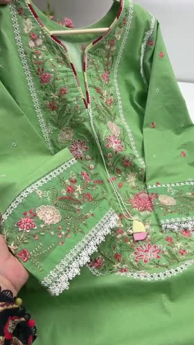 Aneelas Lawn Emb Shirt Trouser 2pc [LUX-26-111] [Dispatch Time 2 Months]