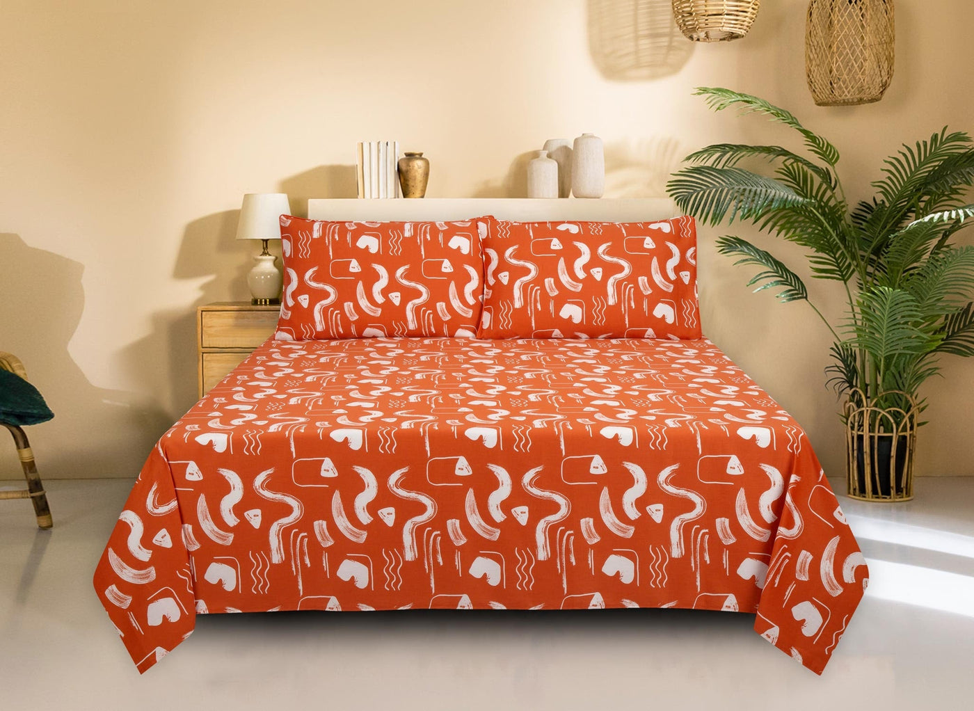 Abstract T-200 Bed Sheet Set