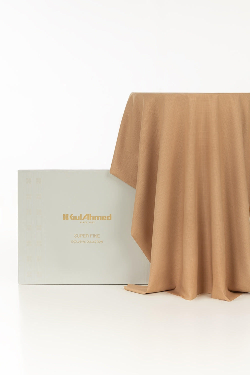 Adorn Unstitched Fabric Blended With Gift Box