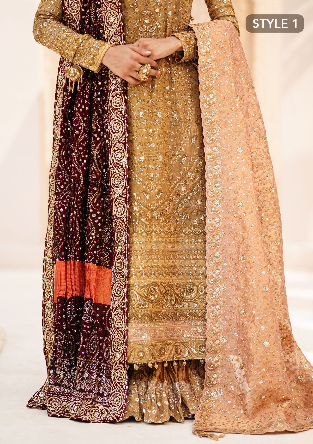 Aik Atelier Style — Mairaz Maroon Shawl