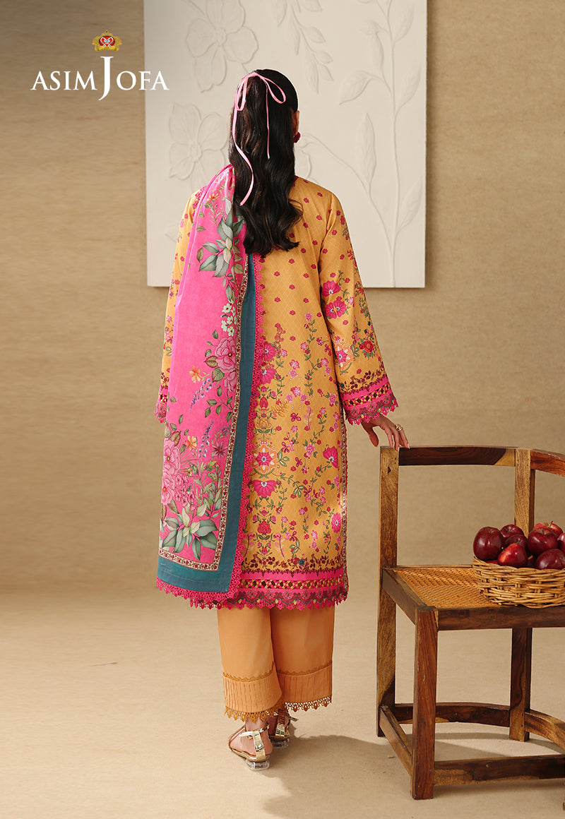 AJUBC-02 Printed Lawn Unstitched 3 Pcs