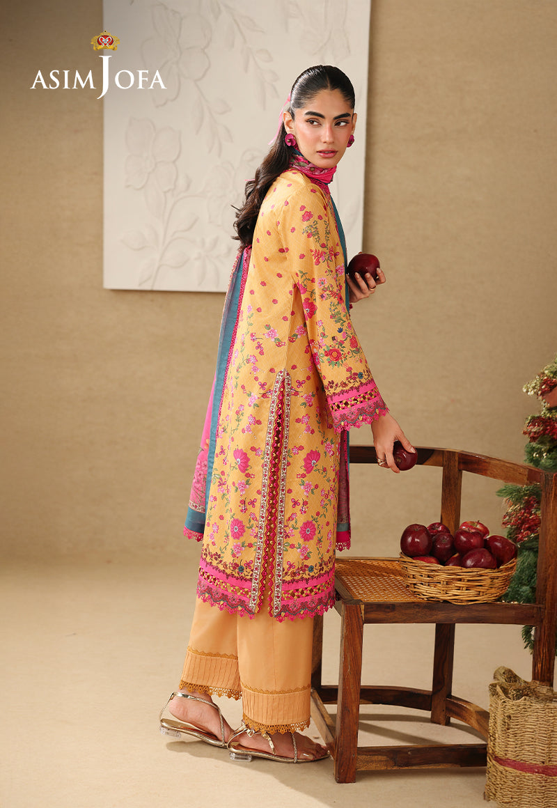 AJUBC-02 Printed Lawn Unstitched 3 Pcs