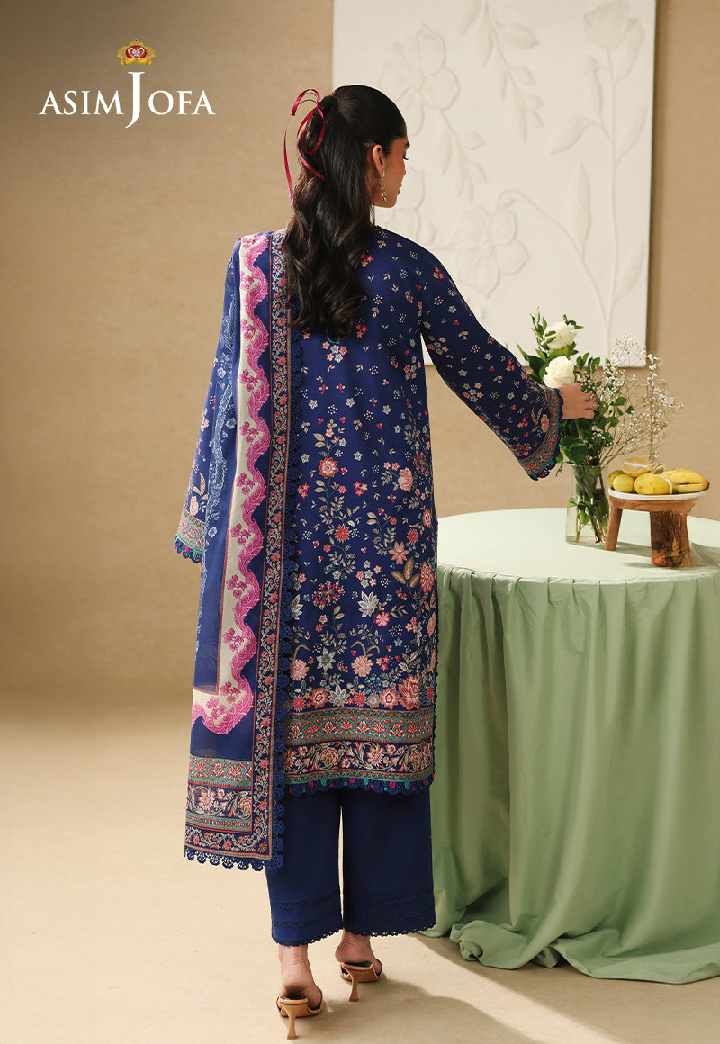 AJUBC-03 Printed Lawn Unstitched 3 Pcs