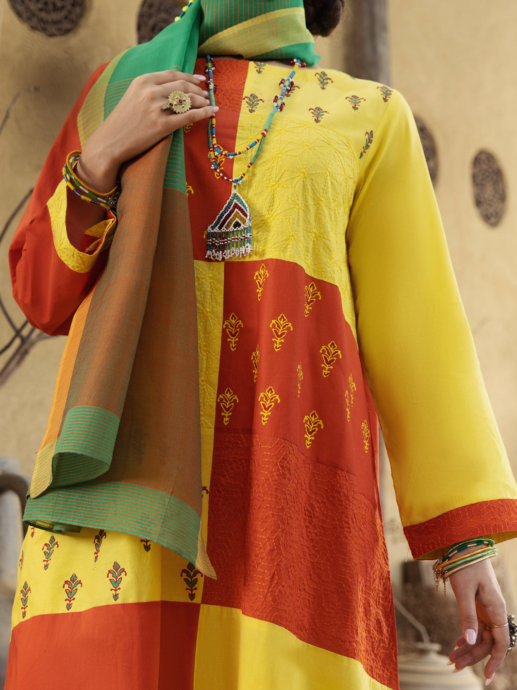 Multicolor Lawn 3 Piece Stitched - ALP-3PS-1585