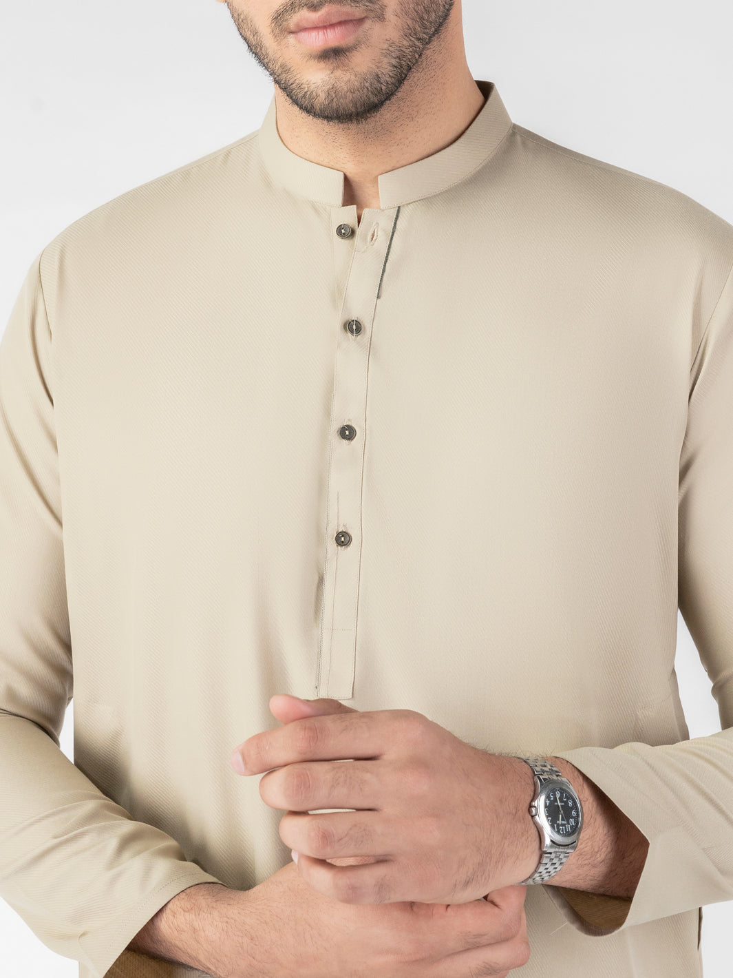 Sage Green Blended Kurta - AL-K-1256