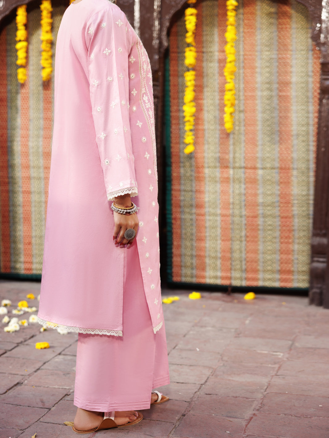 Pink Cambric Kurti - AL-LK-1064