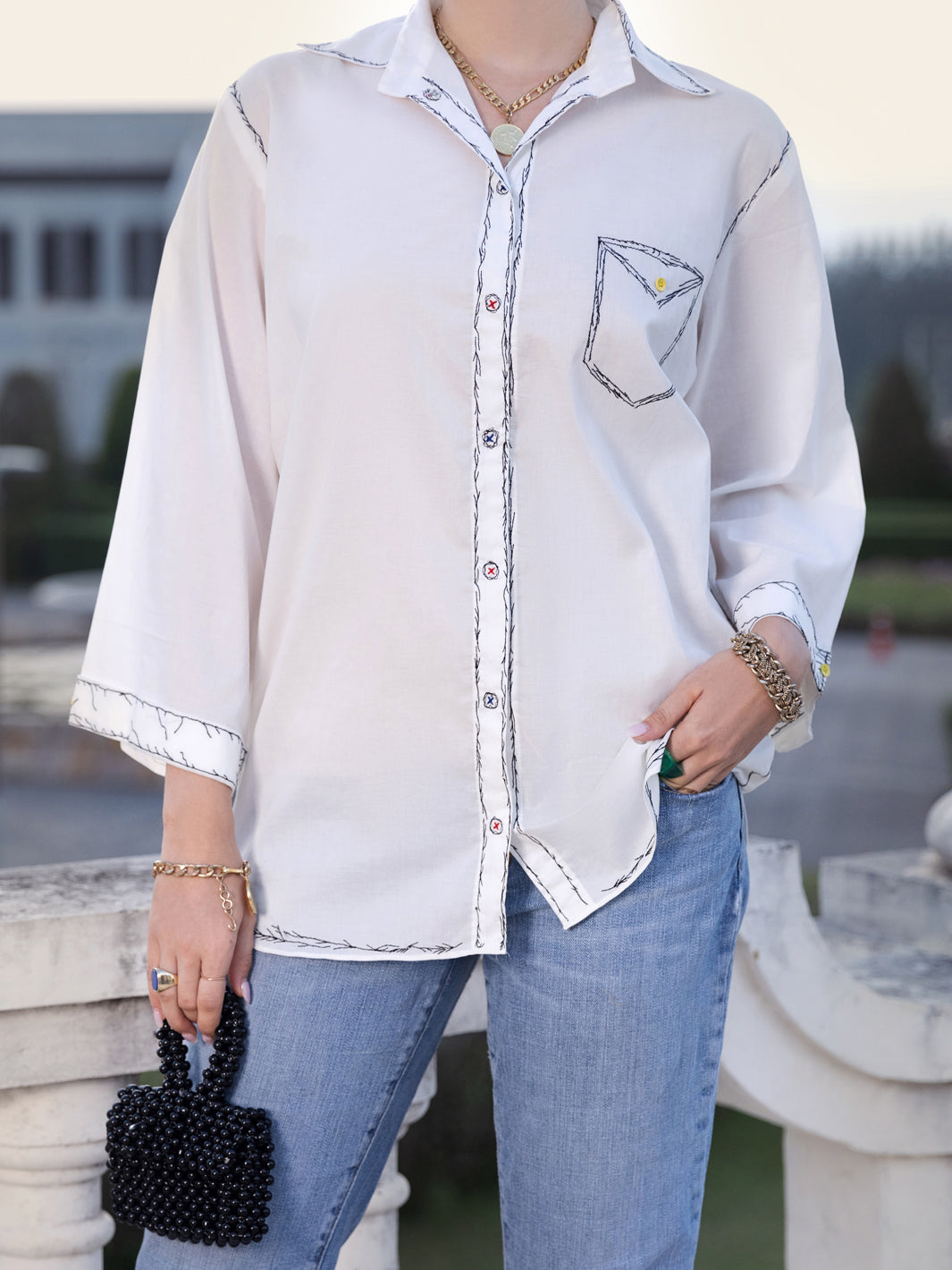 White Kurti - AL-LK-885
