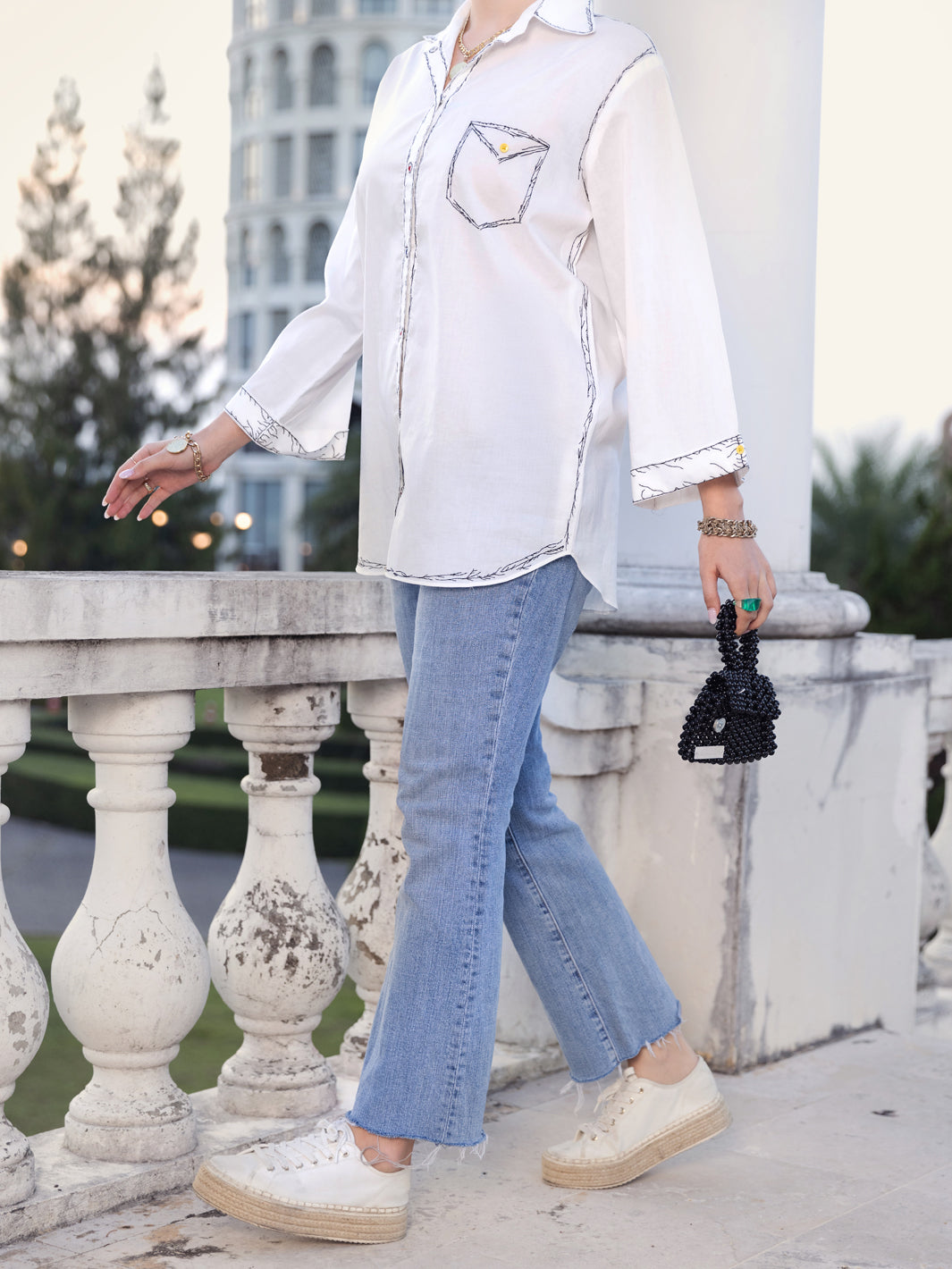 White Kurti - AL-LK-885
