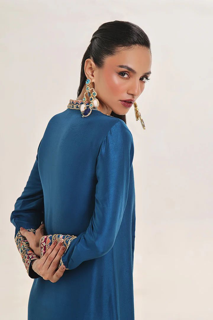 Aleesha- Regalia Kaftan Series | Raw Silk