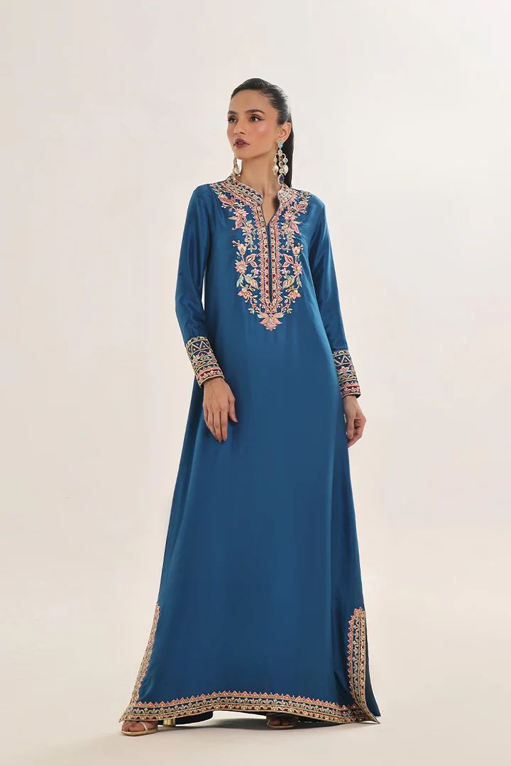 Aleesha- Regalia Kaftan Series | Raw Silk