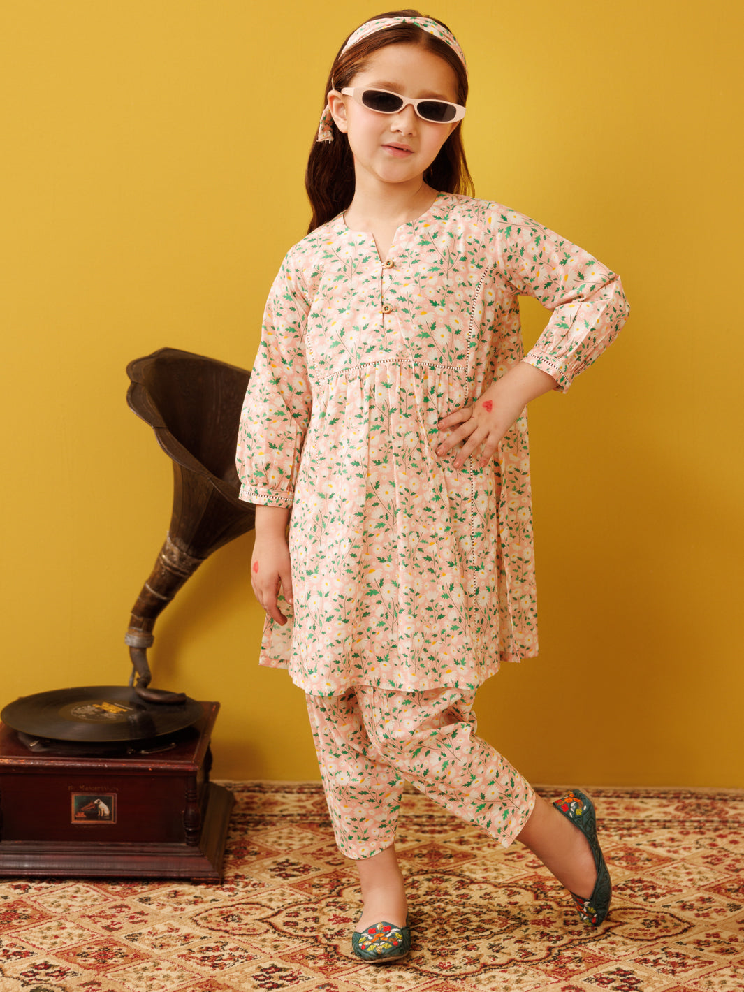 Light Pink Lawn 2 Piece Stitched - ALGR-2PS-LKS-1022