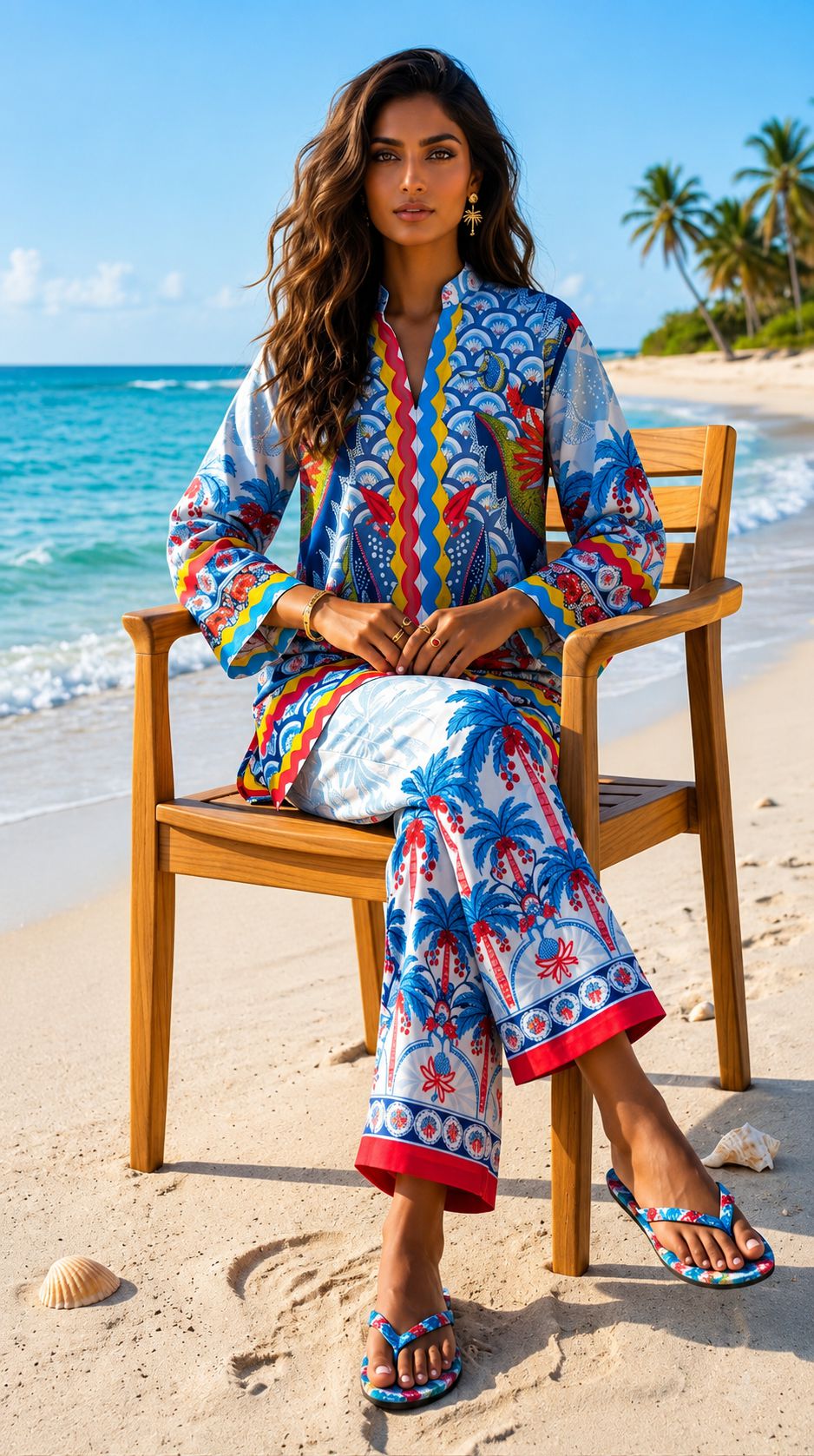 Aloha printed Co-Ord set
