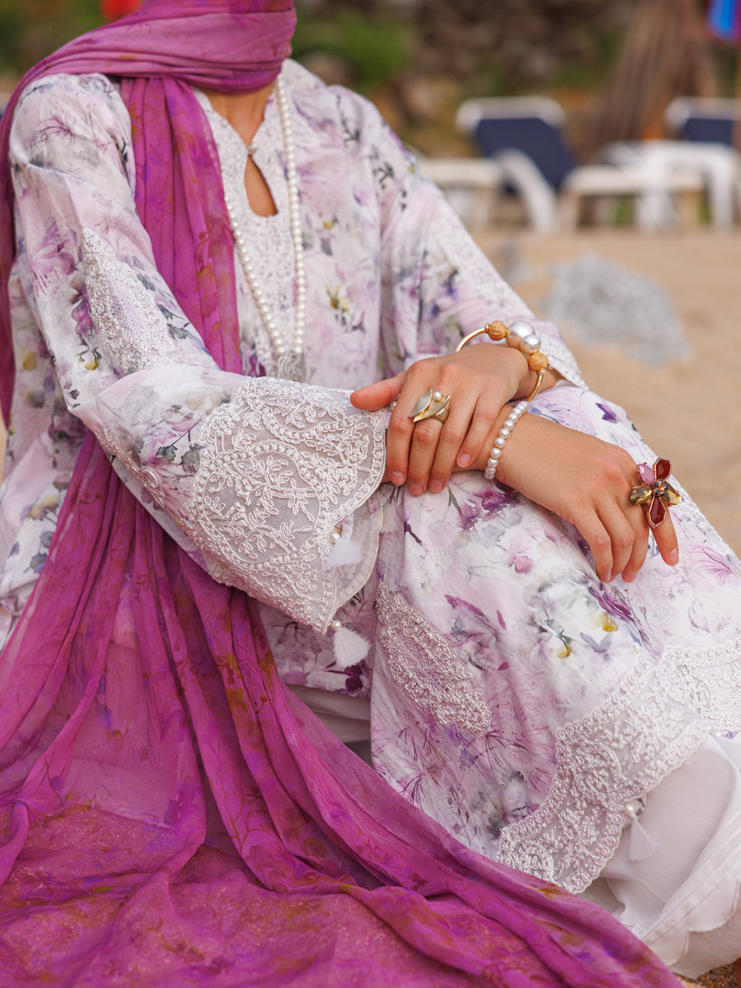 Light Purple Lawn 3Pc Unstitched - ALP-3PS-1813