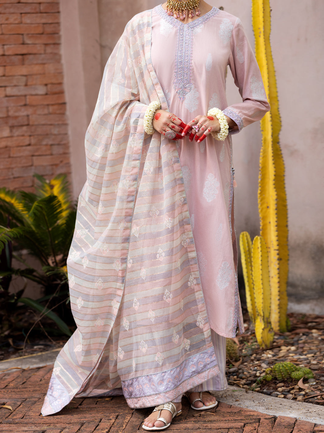 Light Pink Salsa Silk 3Pc Stitched - ALP-3PS-1854