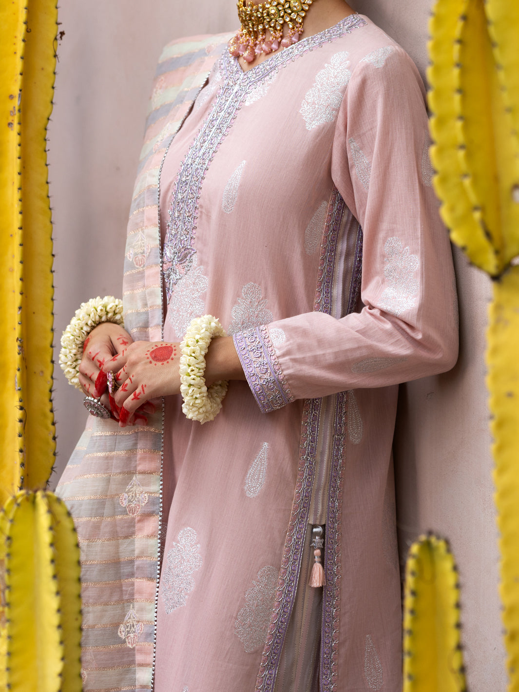 Light Pink Salsa Silk 3Pc Stitched - ALP-3PS-1854