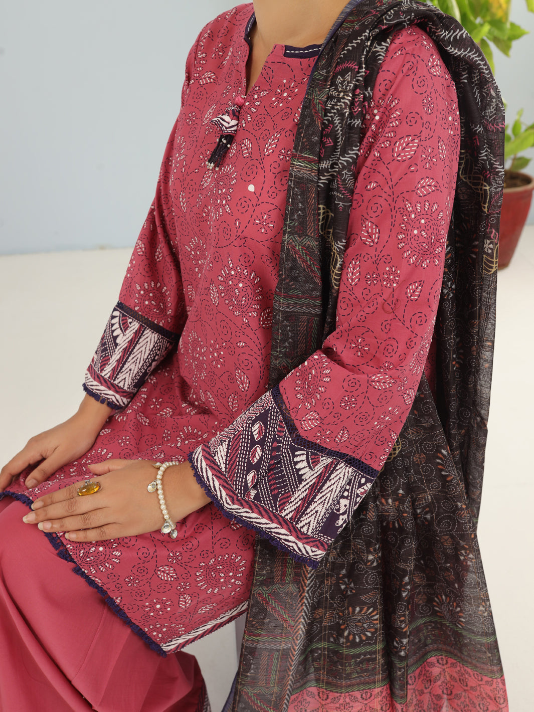 Light Pink Lawn 3Pc Stitched - ALP-3PS-1902