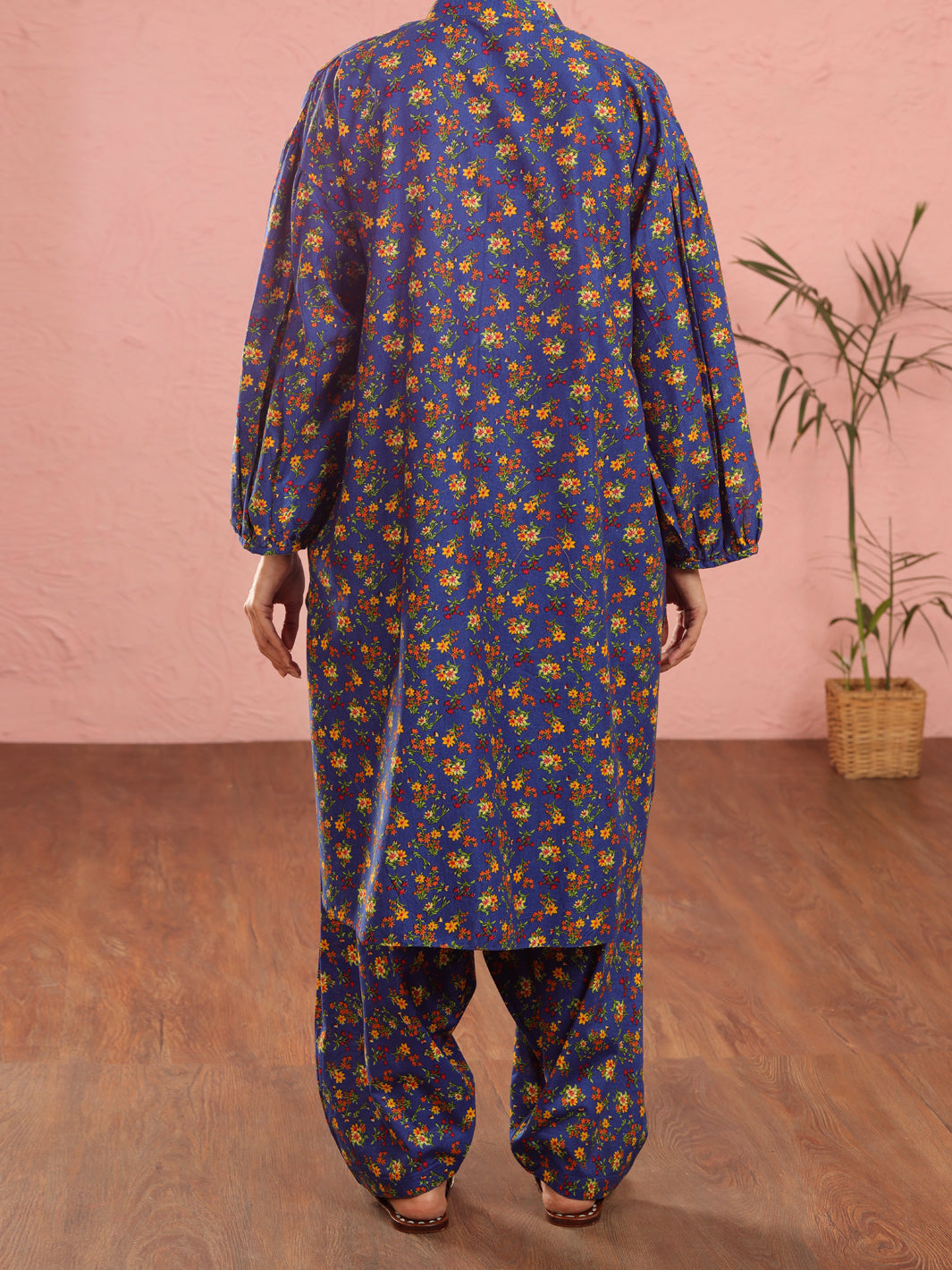 Blue Cambric 2Pc Stitched - ALP-2PS-LKS-1967