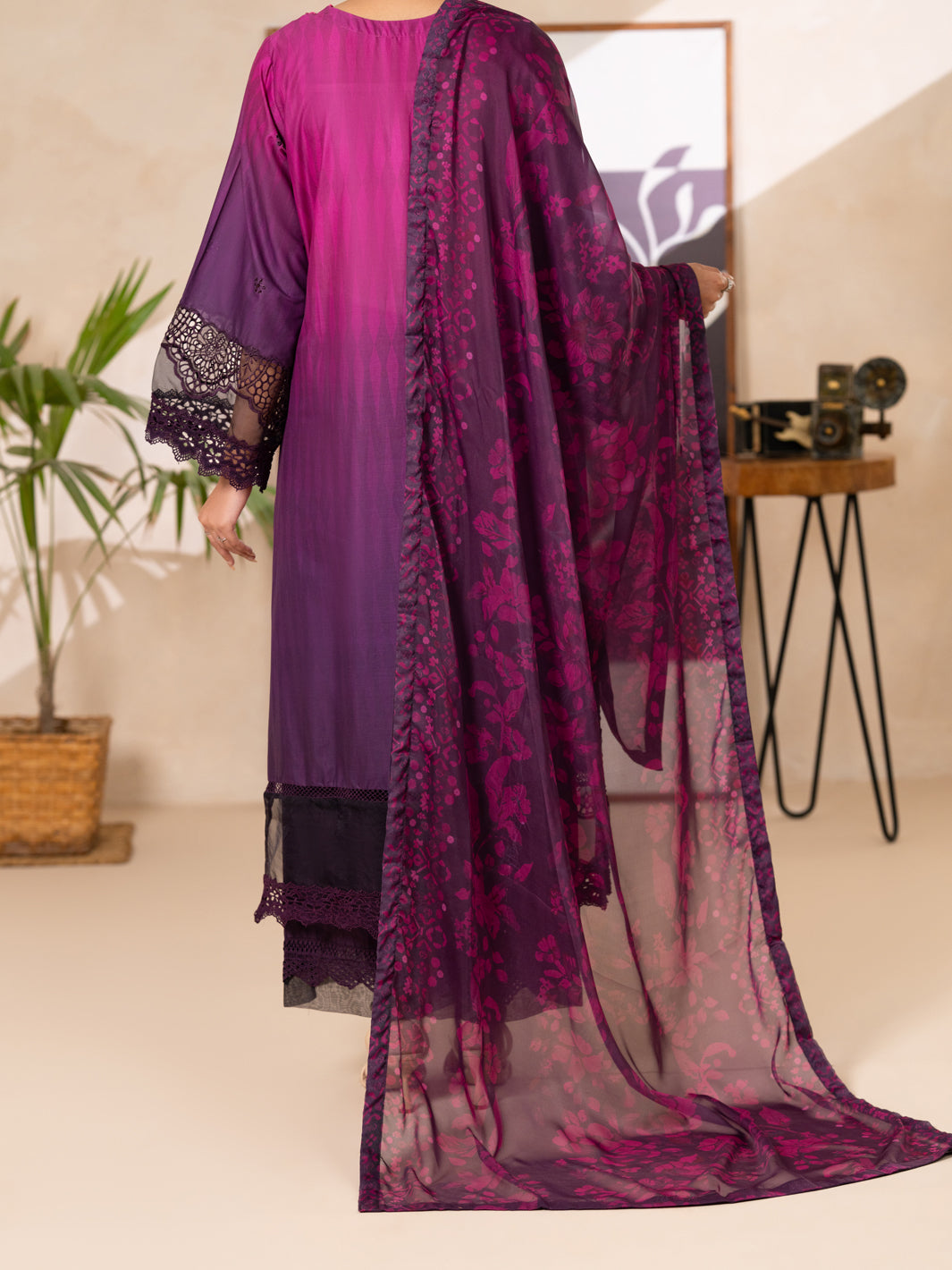 Purple Lawn Stitched 3PC - ALP-3PS-2378