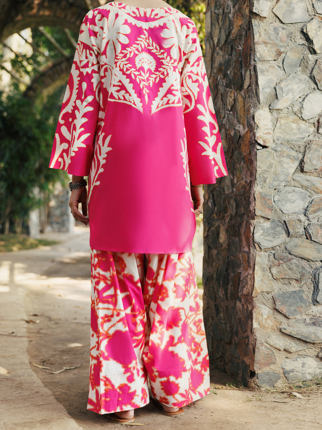 Pink Cambric Women Kurti - ALP-LK-2279