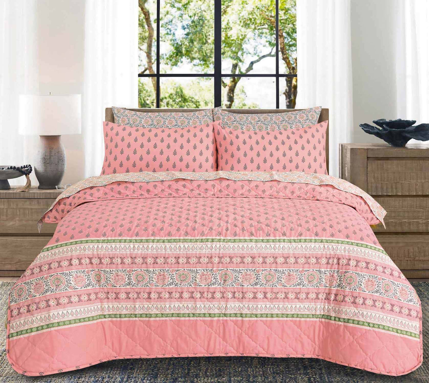 Aw24-Qbds-001 Quilted Bed Set
