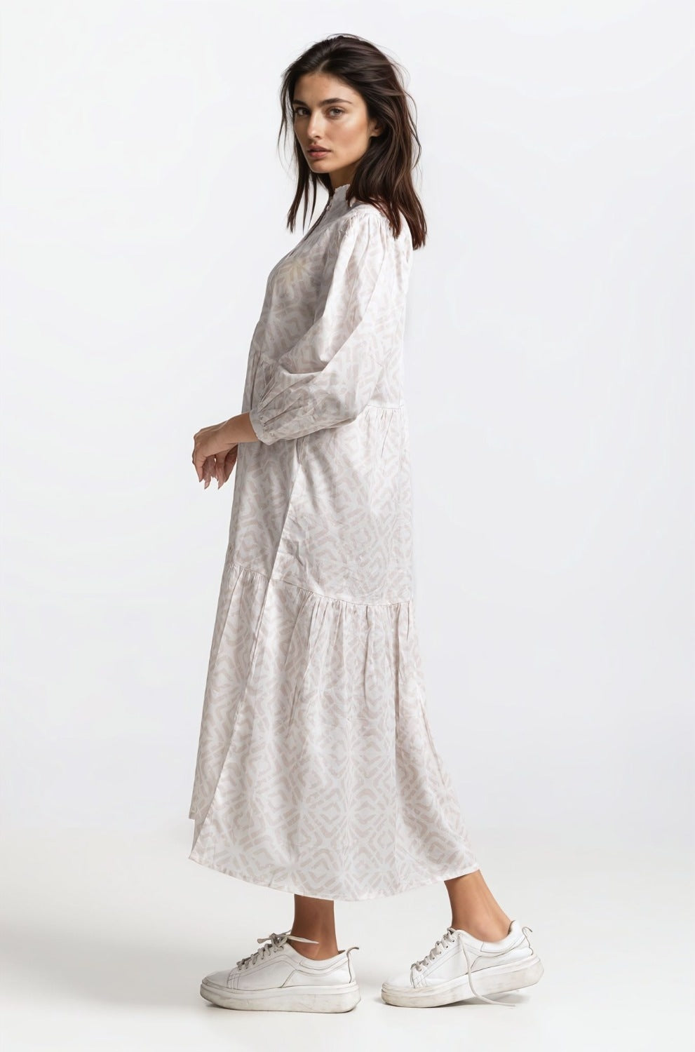 Ban-Collar Dress